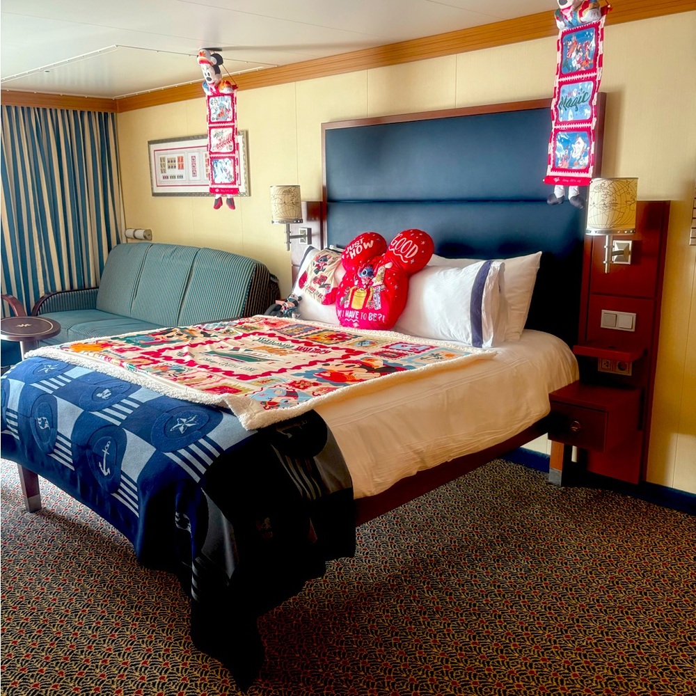 Disney Cruise room decor for Christmas